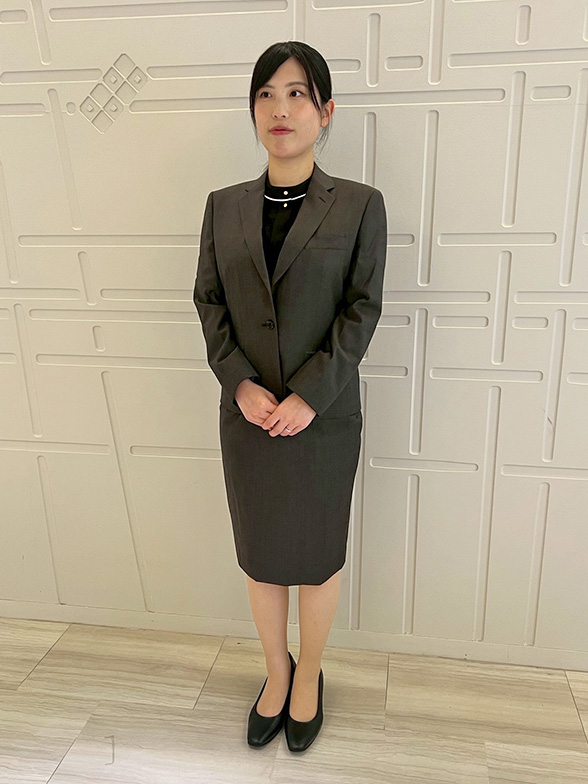 高級感のある生地に一目惚れ