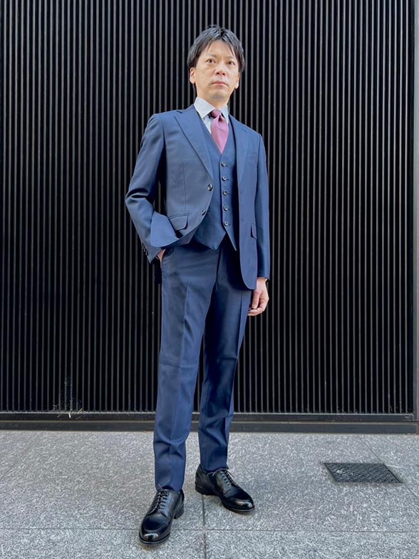 シルク混ならではの美しい光沢