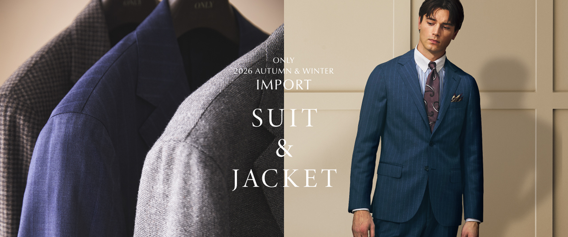 ONLY 2026 AW IMPORT SUITS & JACKETS
