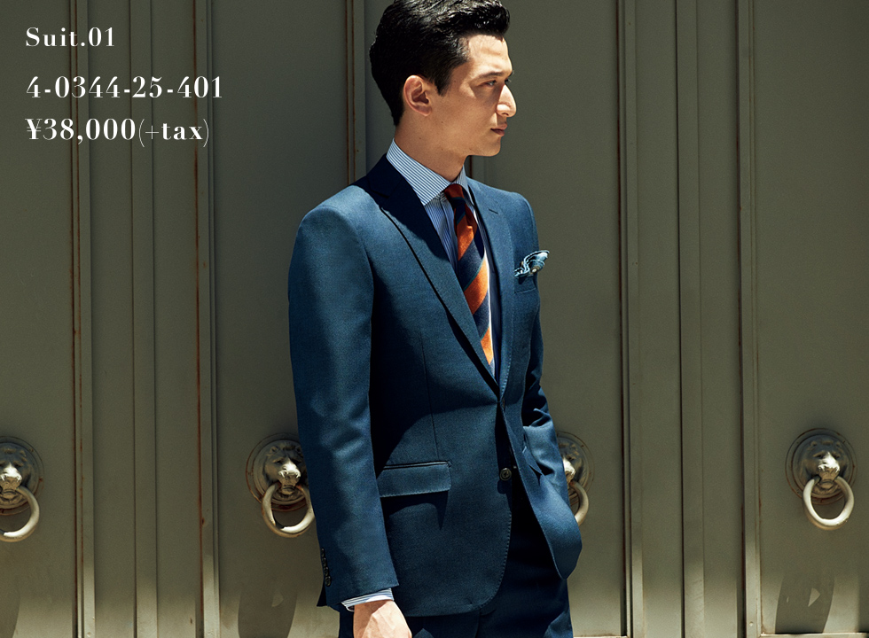 Suit.01 4-0344-25-401 ¥38,000(+TAX)