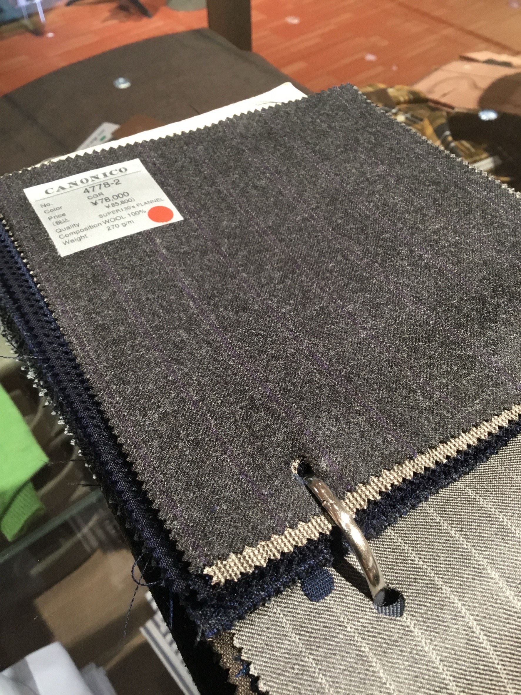 【CANONICO”SOFT FLANNEL”で仕立てたダブルスーツ】ONLY神戸三宮