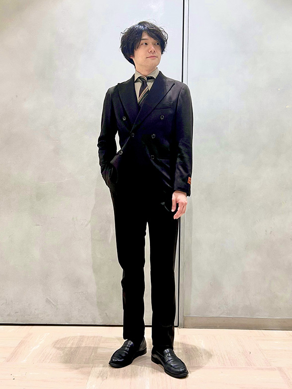 エフォートレスなダブルスーツ