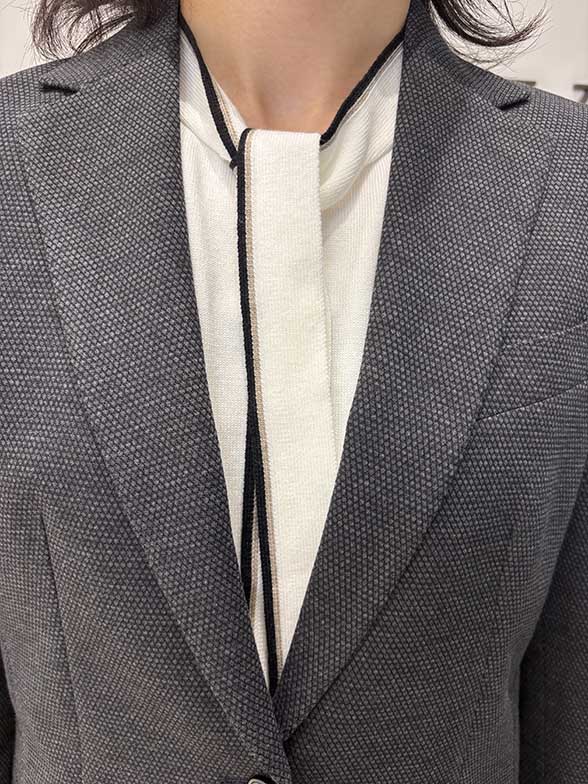 軽やかジャージーで秋冬も快適