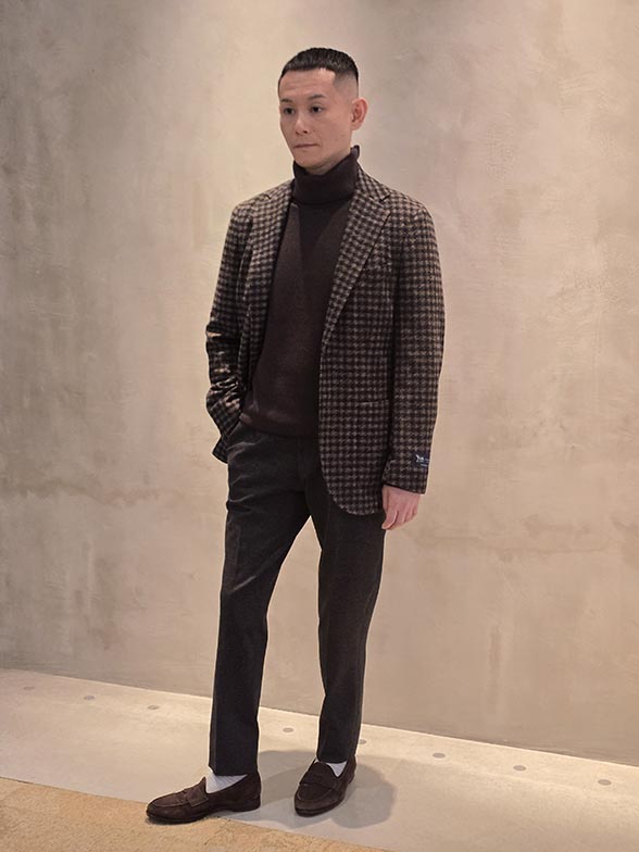 統一感でつくる上品な冬コーデ