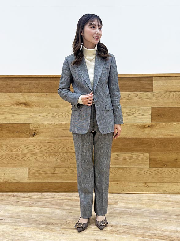 見た目も着心地も妥協しない一着