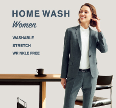 【HOME WASH WOMEN】 最適な機能性とテーラーだからできる上質な仕立てを 兼ね備えたHOME WASH WOMEN。