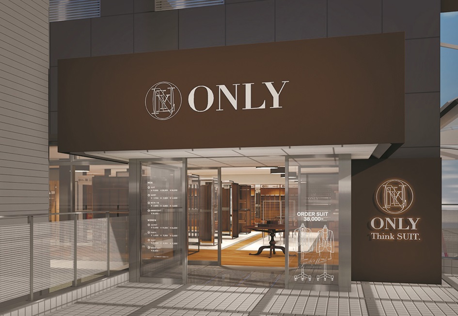 バーゲンをしない。適正な価格を追求したスーツショップ「ONLY」が全国43店舗のリニューアルを完了