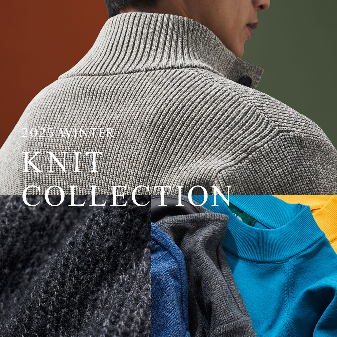 テーラーの発想で作る、ニットの新しいかたち