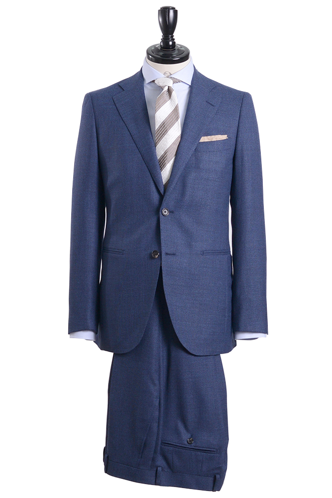 春一番のスーツはトレンド素材から 名門「REDA」社のホップサック生地 | トピックス