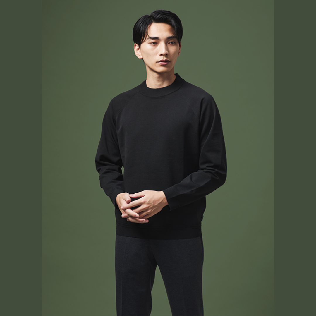 一枚でさまになるマシンウォッシュ対応ニット