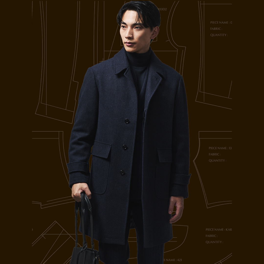 一切の無駄がない構築美で魅せる1着