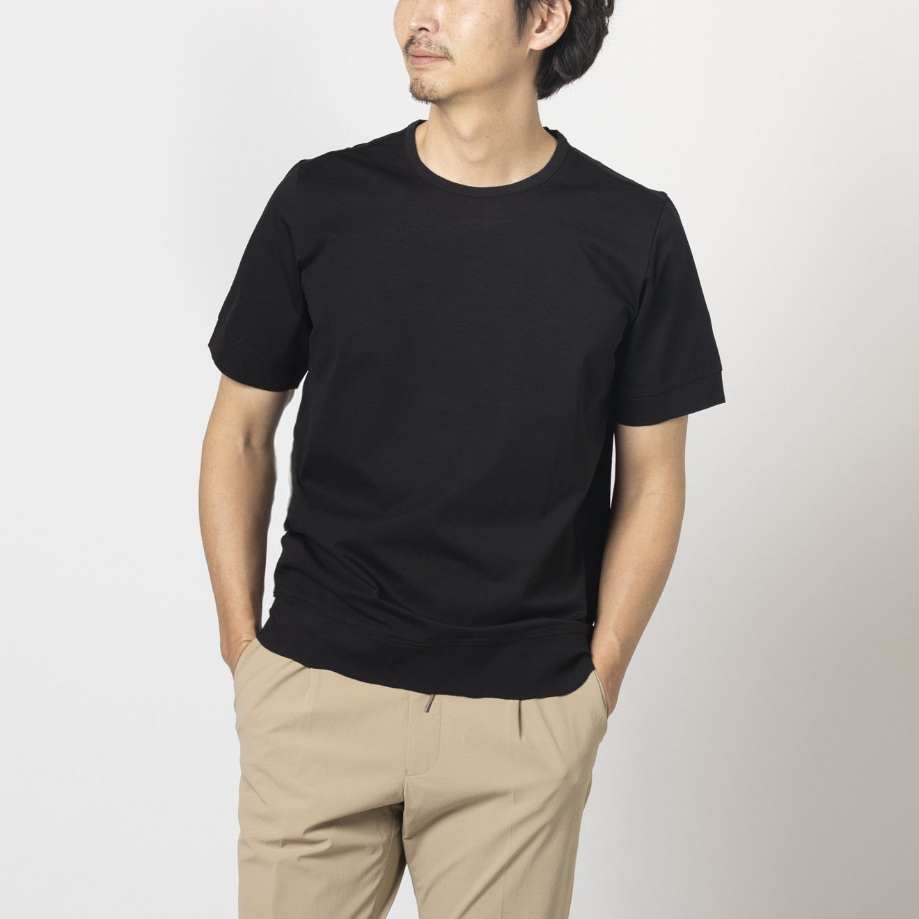 セットアップTシャツ ブラック