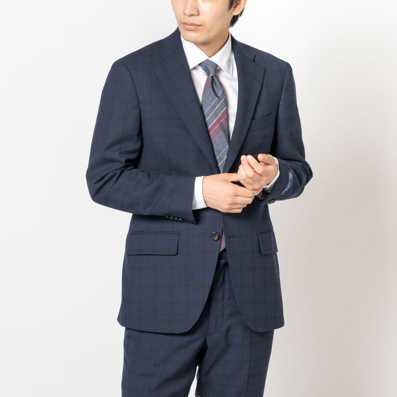 トラベラー / プラスパンツセット ネイビー チェック